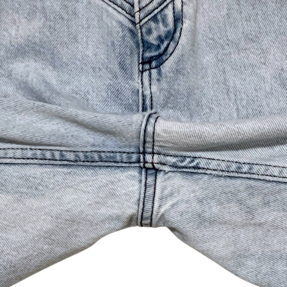 Sandro High Waisted Front Yoke Straight Leg Jeans In Light Wash | Size EU 36 - Picture 10 of 16